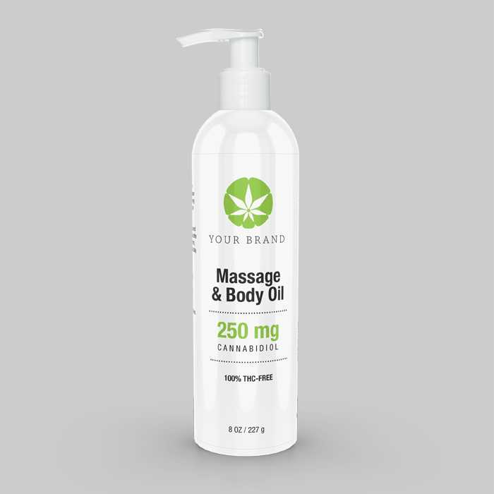 Wholesale CBD Infused Massage & Body Oil