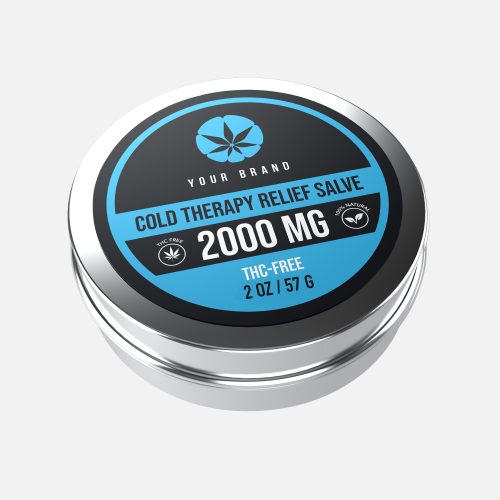2000 mg CBD THC-Free Cold Therapy Relief Salve