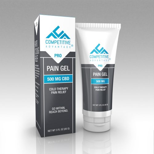 Competitive Advantage Pain Gel 500 Mg CBD Cold Therapy Pain Relief