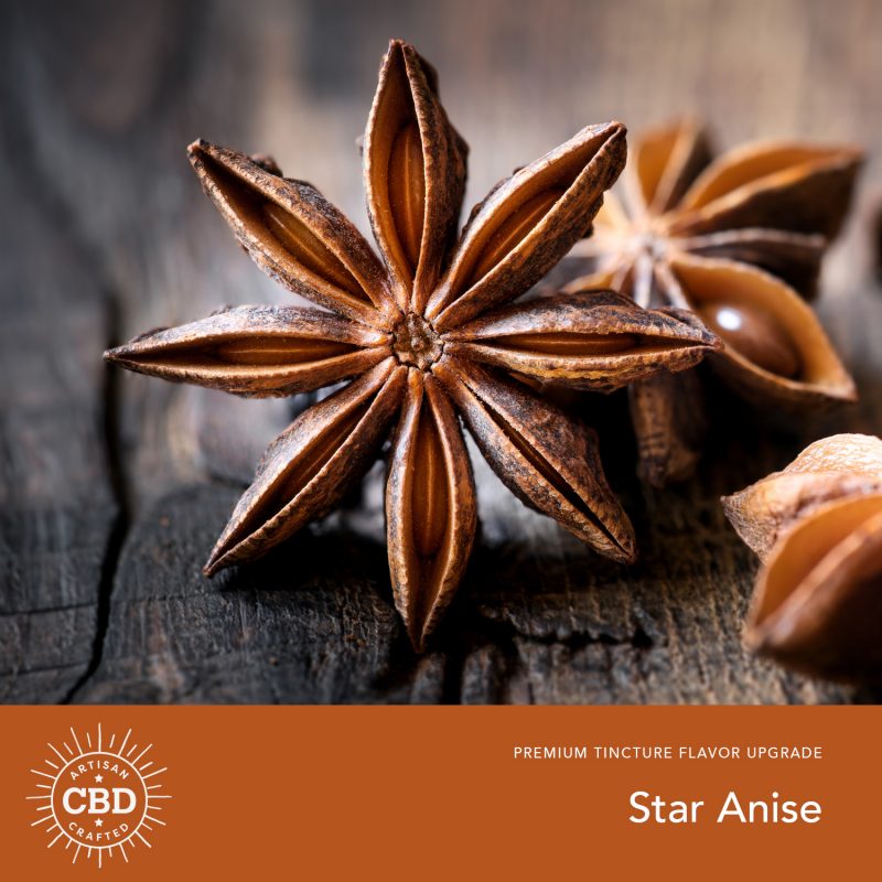 Star Anise Flavored CBD Tinctures