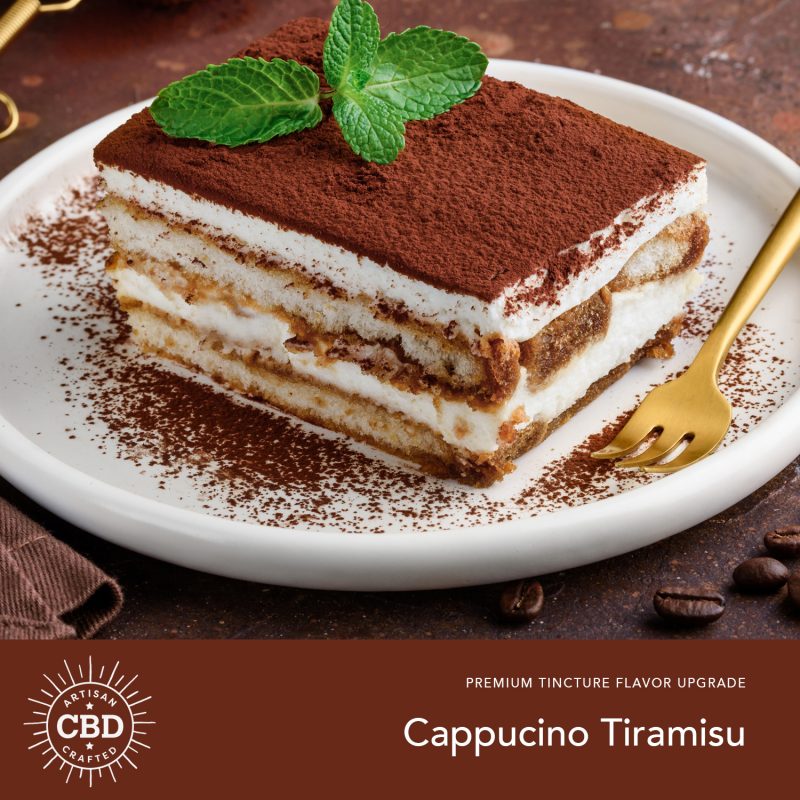 Cappucino Tiramisu Flavored CBD Tinctures